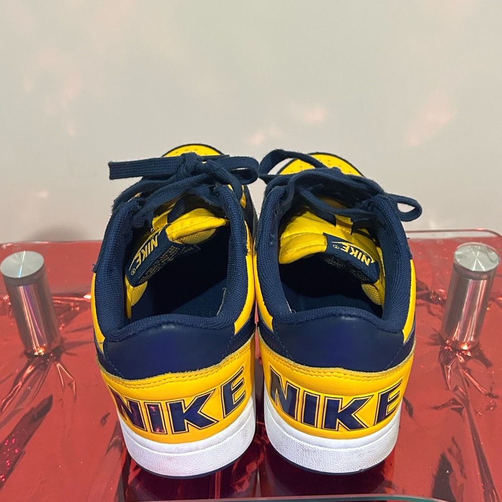 Nike Navy and Yellow Sneakers